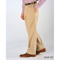 M1P Pleated Relaxed Fit Original Twills in Khaki (Size 33) by Bills Khakis
