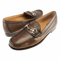 Preston Deerskin Bit Loafer in Chestnut by T.B. Phelps
