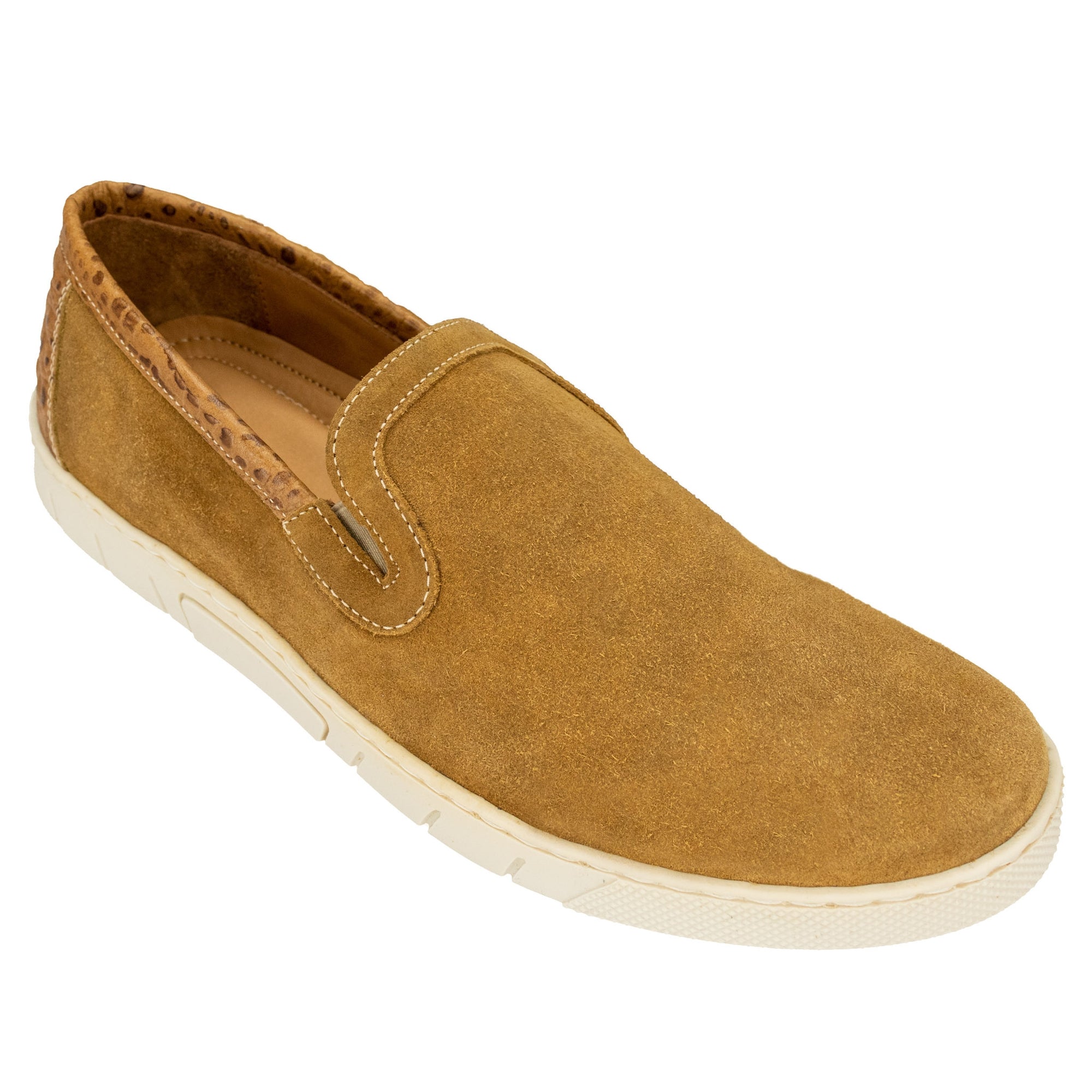 Scottsdale Slip on in Tan Suede by T.B. Phelps