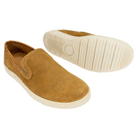 Scottsdale Slip on in Tan Suede by T.B. Phelps