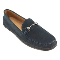 Sueded Alligator Grain Horse Bit Driver in Navy by T.B. Phelps