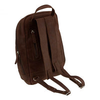 Walker Leather Business Backpack in Mahogany by T.B. Phelps