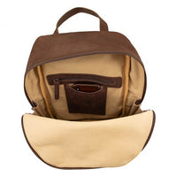 Walker Leather Business Backpack in Mahogany by T.B. Phelps